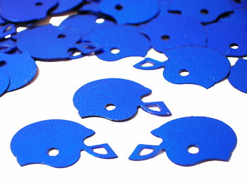 Blue Football Helmet Confetti by the pound or packet